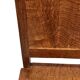 Art Deco High Back chair in oak minimalist design