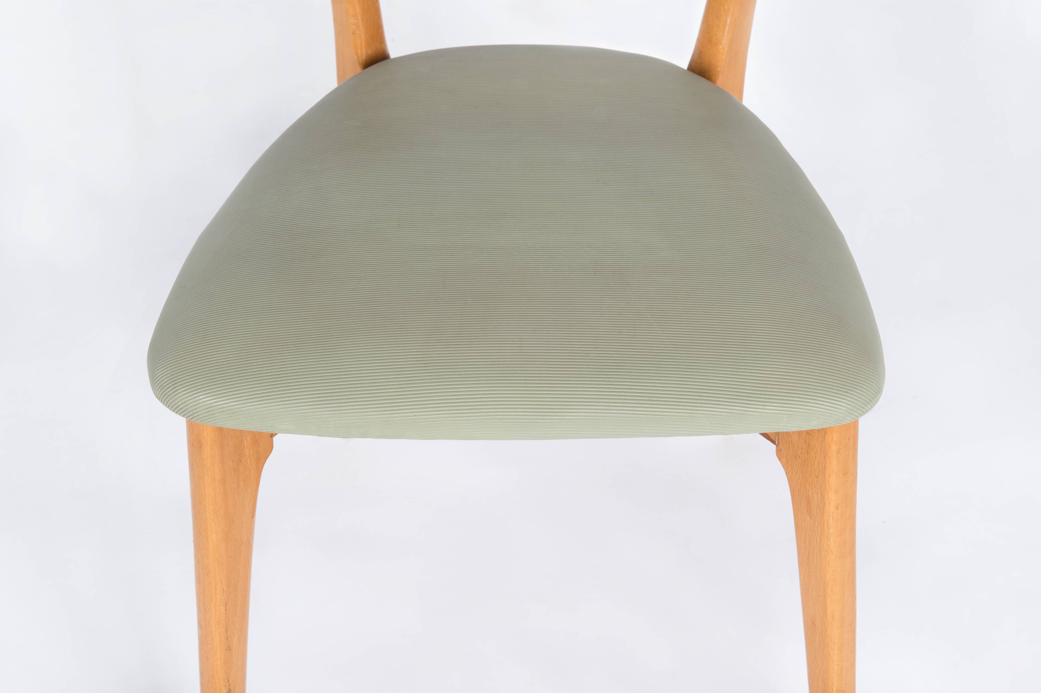 Set of six Ico Parisi chairs