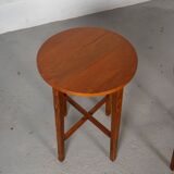 Set of Nesting Table and Folding Stools by Nathan UK