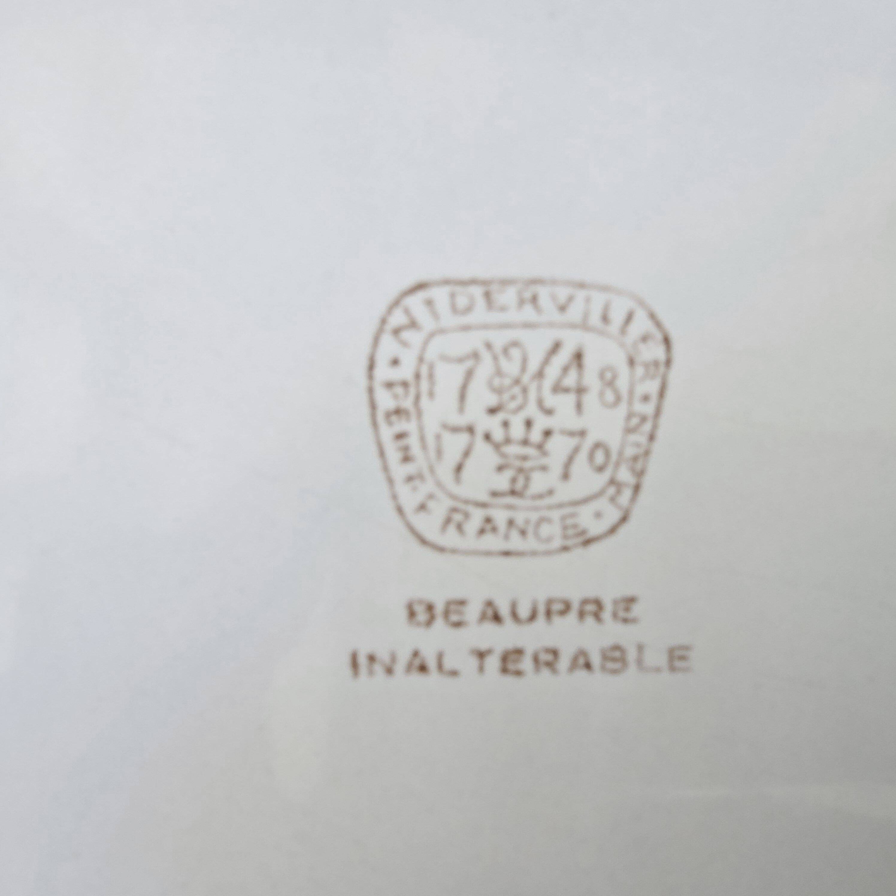 Vintage Niderviller 1960s fish dish