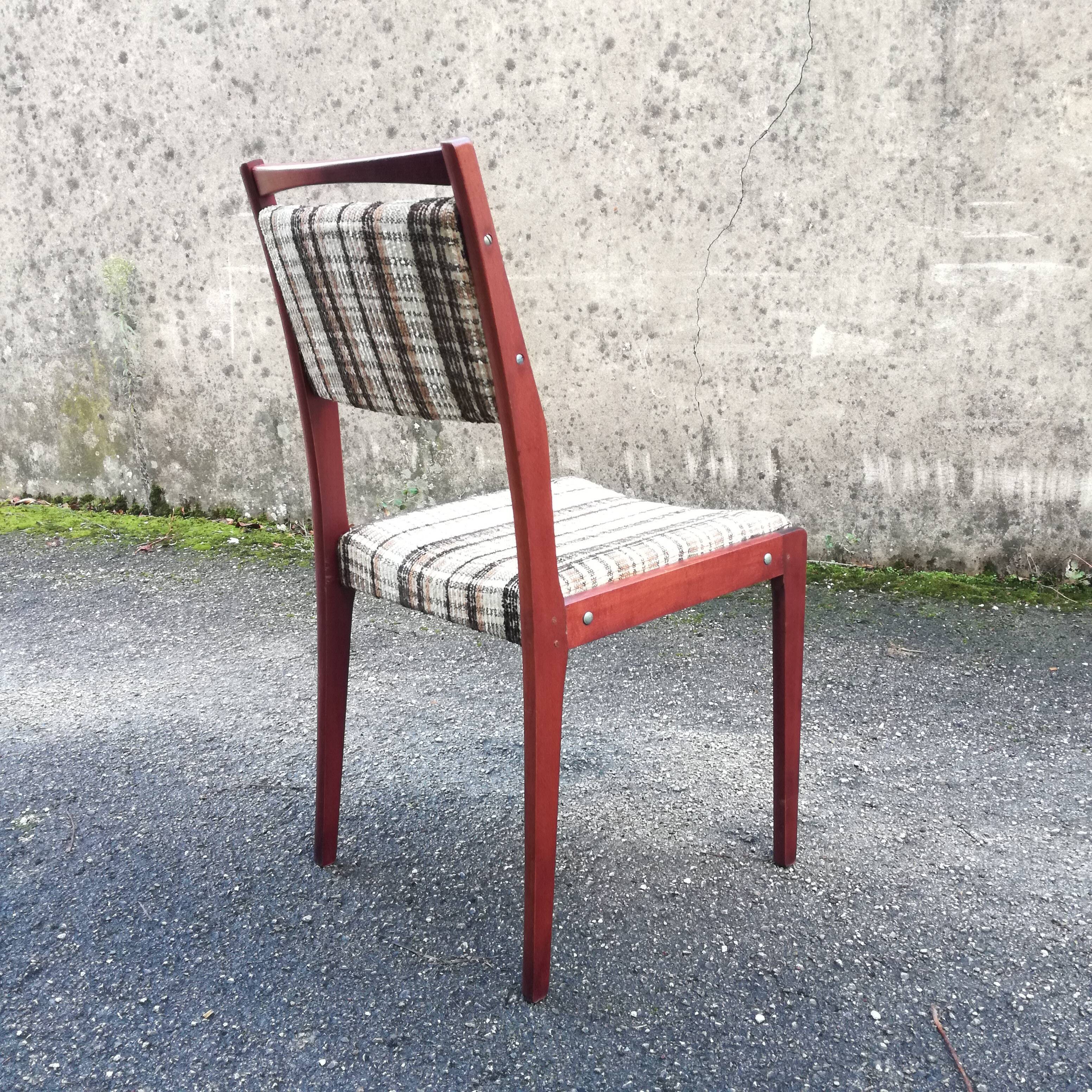 Mahogany chairs 1960