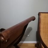 Deux fauteuils coloniaux planteurs