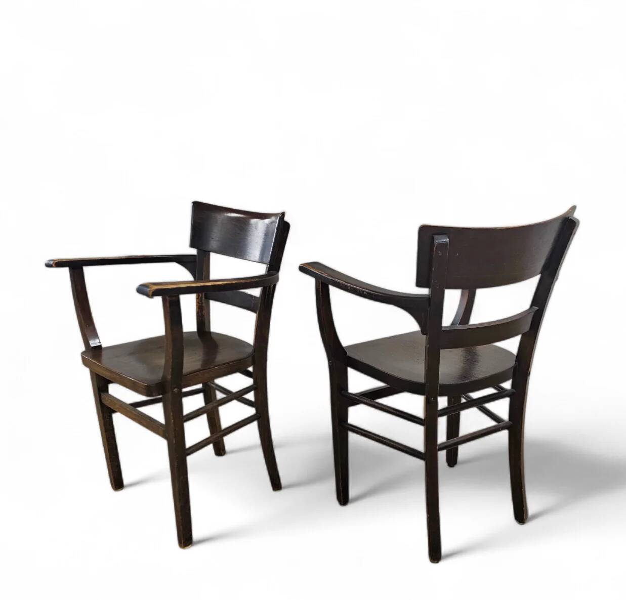 2 chaises de salle à manger / marquées "twente" / années 1930