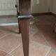 Large Vintage Dining Table 2m. Chevron Inlay