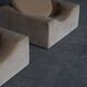 Pair of modernist lounge chairs, France 1970s