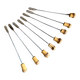 8 bamboo handle cocktail stirrers