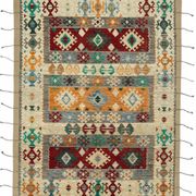 Hand-Knotted Turkish Contemporary 289 cm x 370 cm Beige Wool Carpet