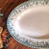 Large oval dish, ironstone