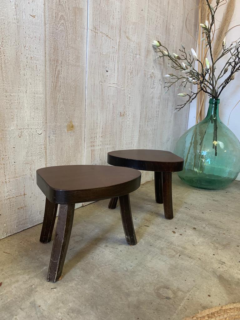 Pair of rustic stools