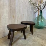 Pair of rustic stools