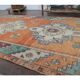 Vintage red Turkish hand-knotted runner 94x290