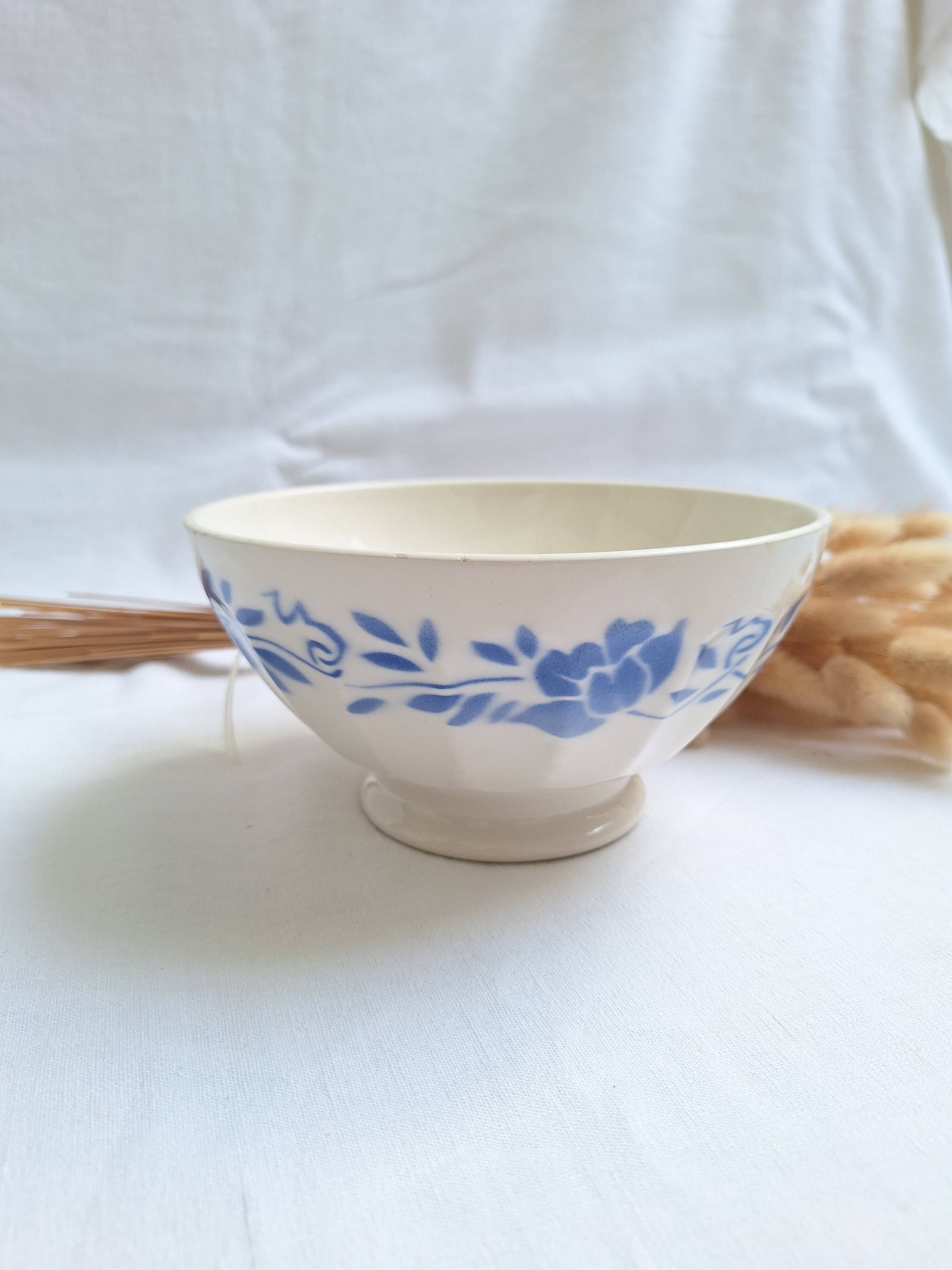 Blue and white vintage bowl