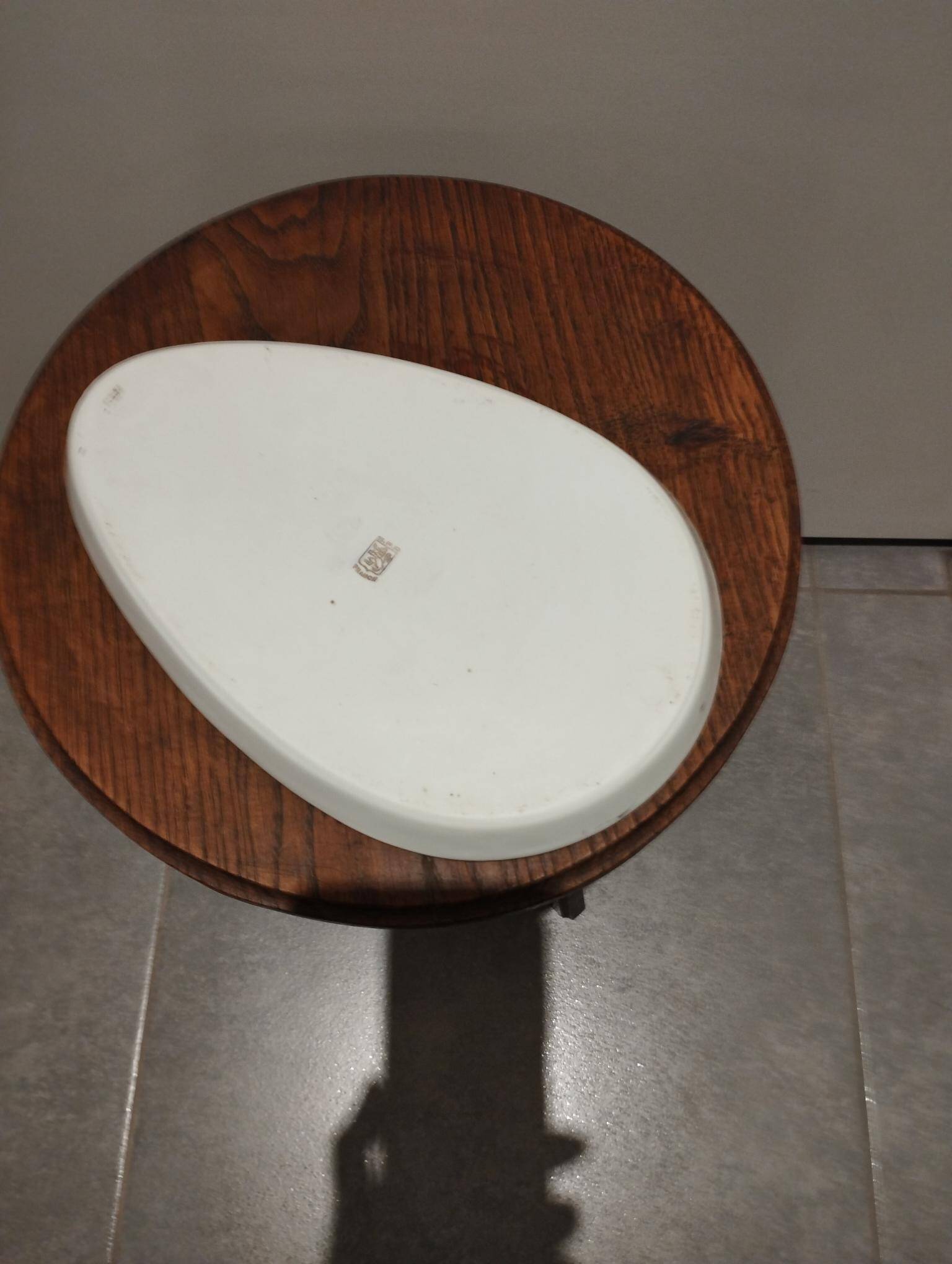 Limoges porcelain cup and tray: a selfish one