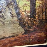 Dozinel _ The pond of drowned children - oil on molded canvas
