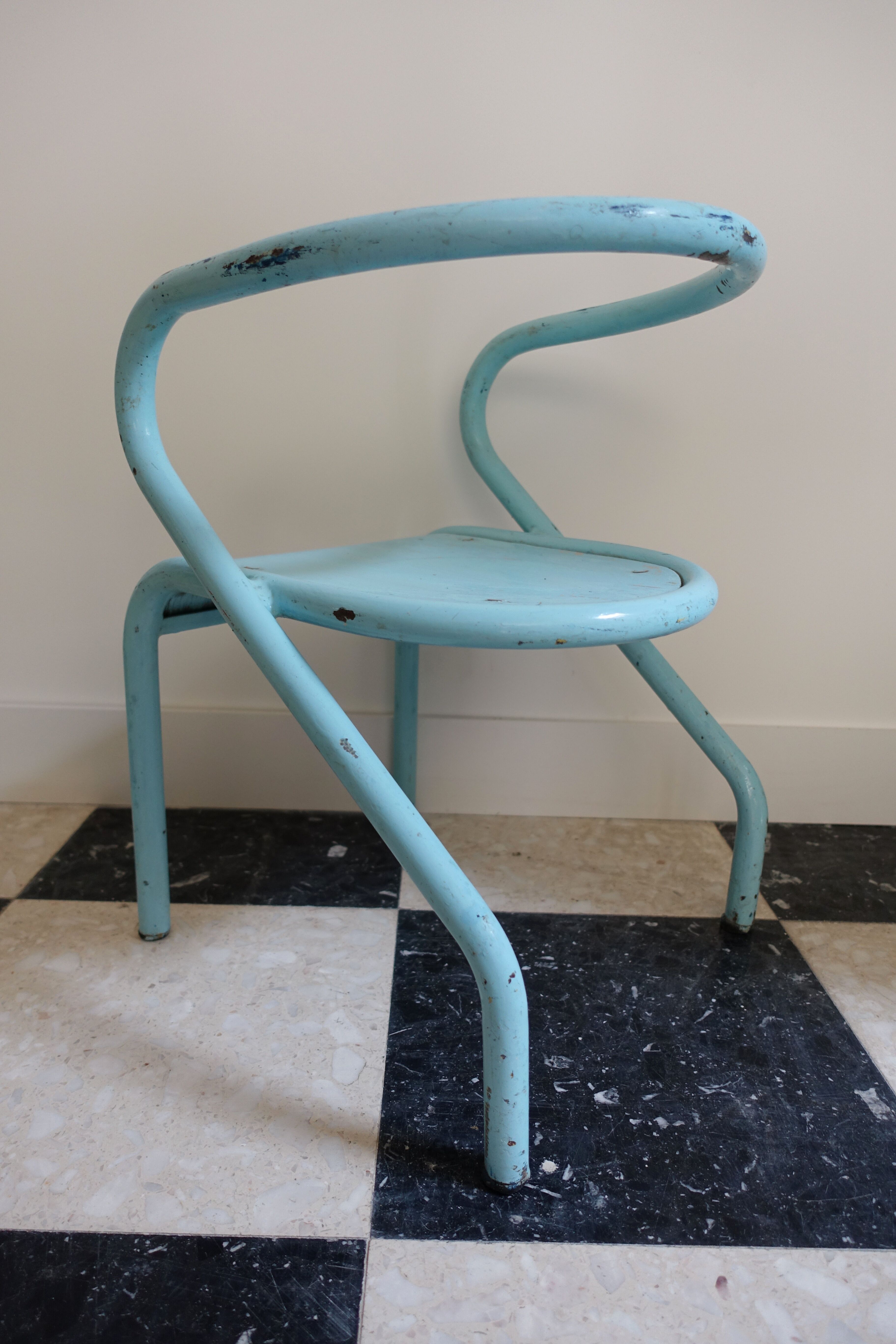 Blue indus child chair