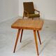 Cesky Nabytek wooden side table, former Czechoslovakia 1960