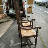 Pair of large and large armchairs from the end of the 19th century