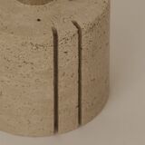 Travertine table lamp base by Fratelli Mannelli Italy c. 1970