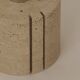 Pied de lampe de table en travertin par Fratelli Mannelli Italie c. 1970