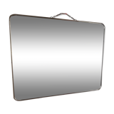 Metal barber mirror, 40x30 cm