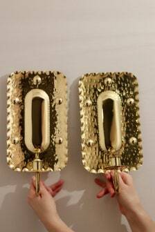 Mid-Century Brass Wall Sconces by A. Eriksson Linberg, Sweden