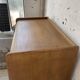 Meuble de rangement secrétaire chêne années 60