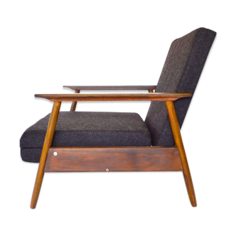 Fauteuil convertible par V. E. Cukermanienė pour Vilniaus Baldų Kombinatas, 1964