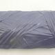 Purple vase, draped ribbons in relief