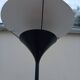 Postmodern vintage torchère floor lamp from the 1980s-1990s.