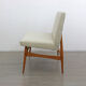 Upholstered mid century sofa