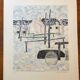 Lithographie du céramiste Peter Orlando