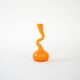 Orange vase, Swing Vase, Danish design, manufactured by Normann Copenhagen,