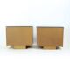Pair of Art Deco bedside tables in walnut and black glass, Czechoslovakia.