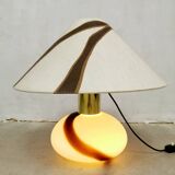 Vintage design table lamp Murano glass 'Bi-color'
