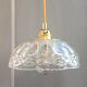 Hanging created with a vintage salad bowl and chiseled glass