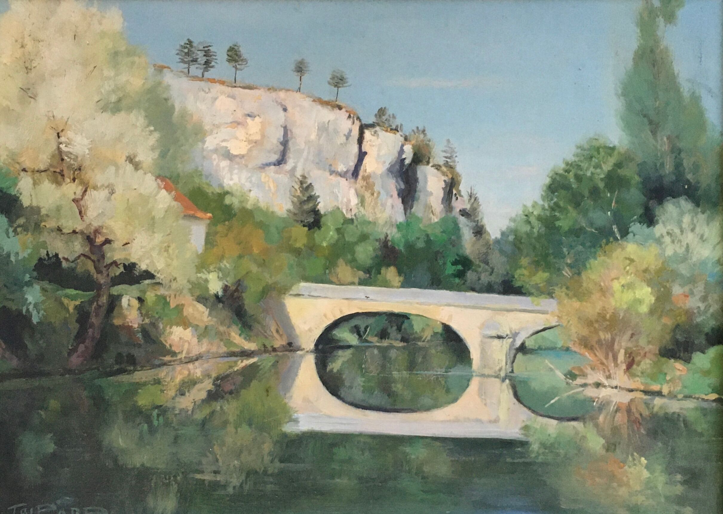 Provençal landscape painting