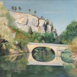 Provençal landscape painting