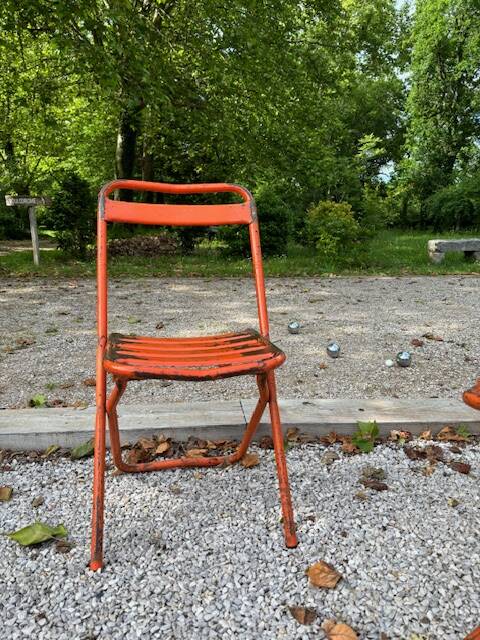 Vintage metal chair