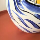 KG Saint Clément vase signed Sanséo model Navy Blue