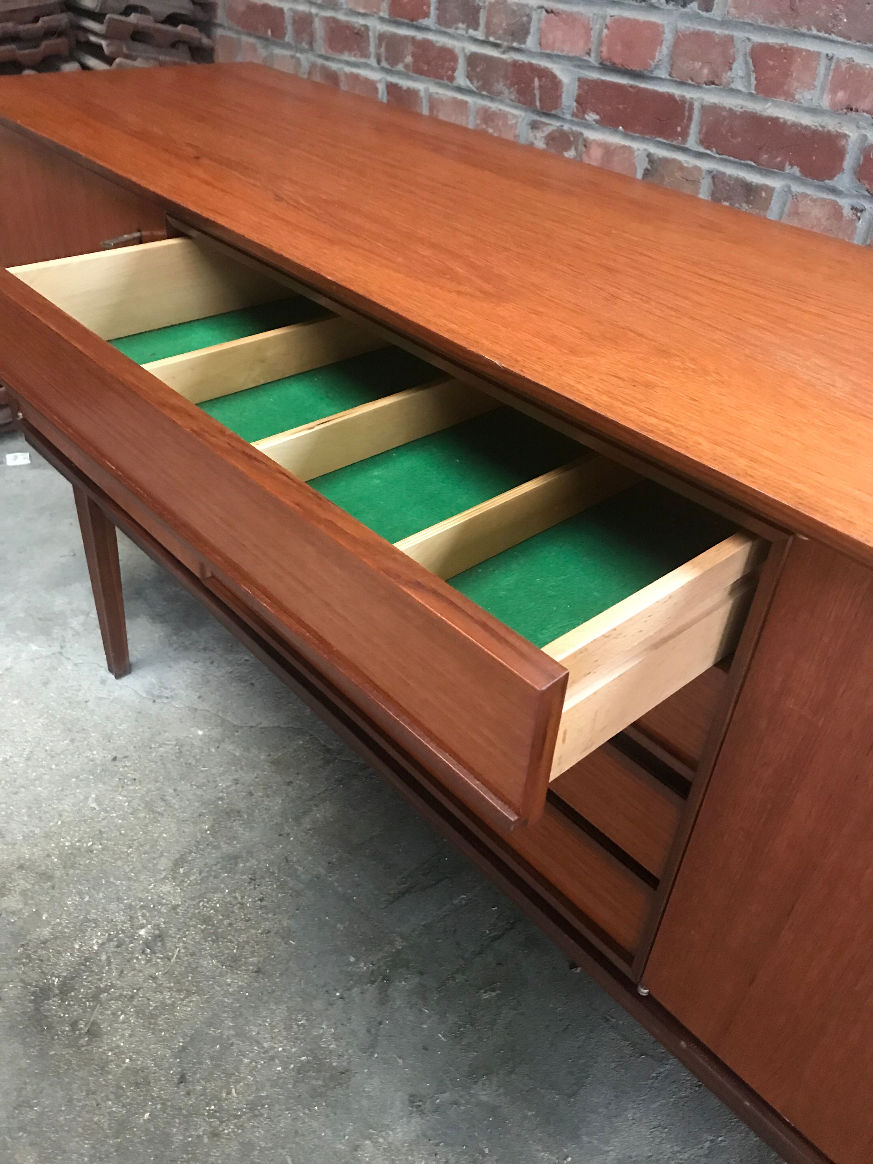 Scandinavian teak sideboard design 1960