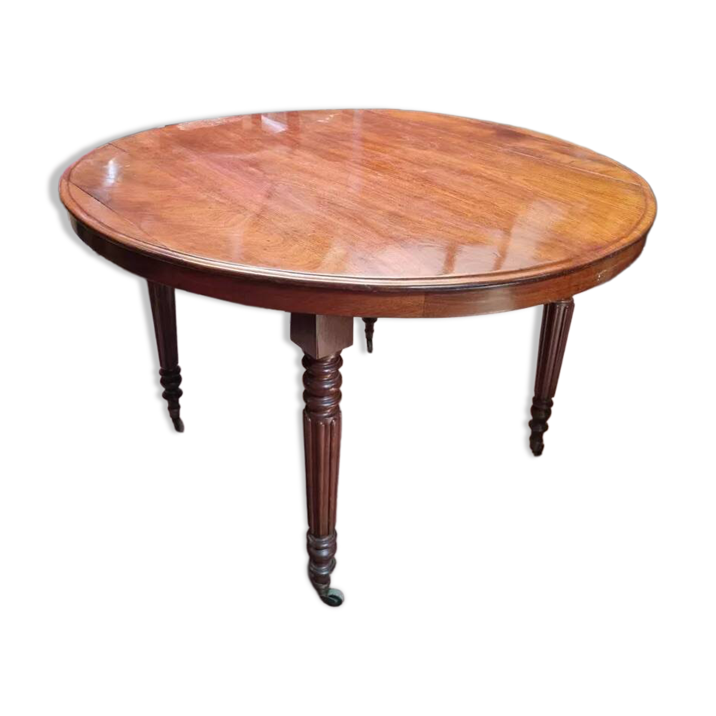 Round mahogany table - Early 20th century