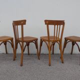 4 old vintage Luterma bistro chairs