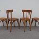 4 old vintage Luterma bistro chairs