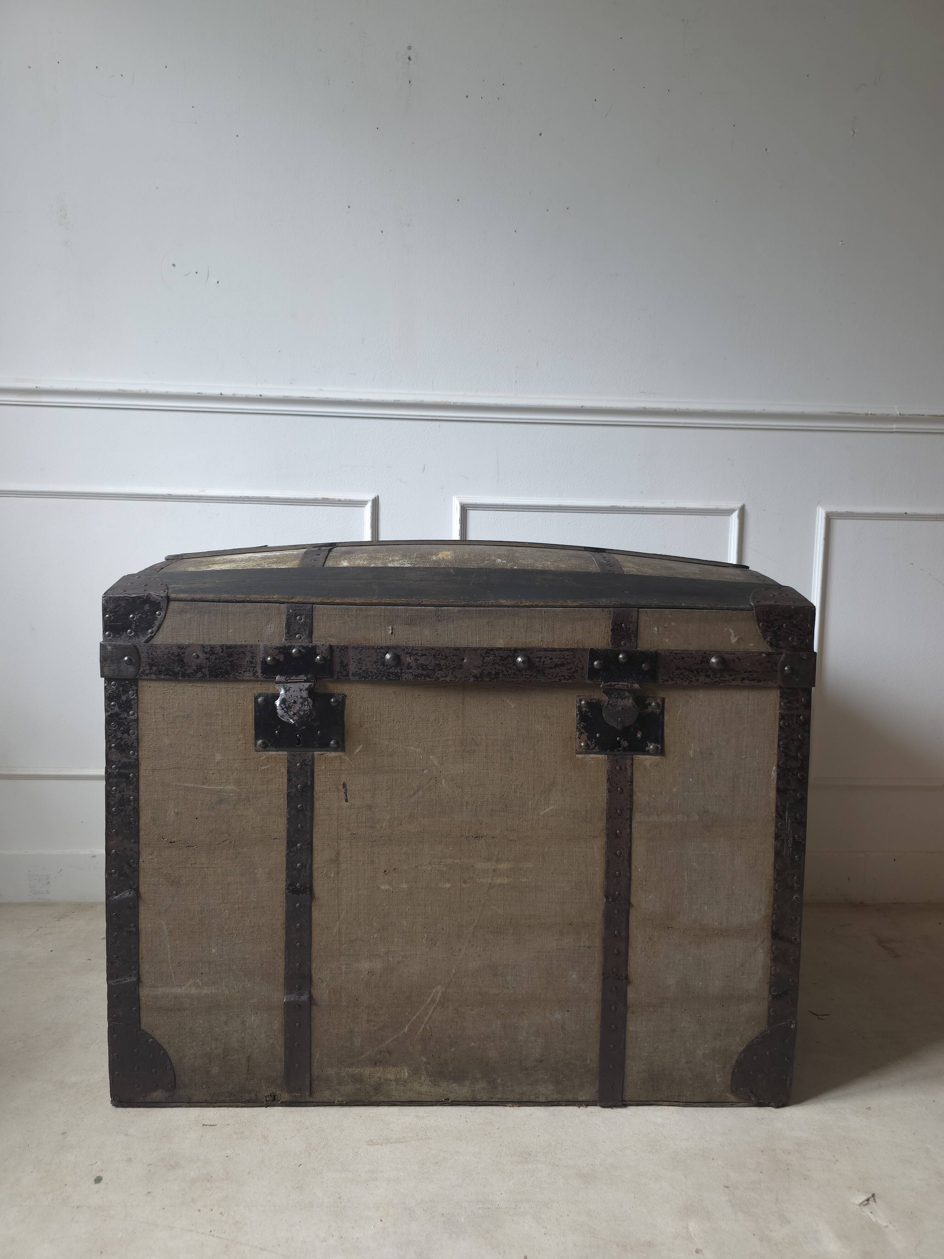 Antique wooden chest