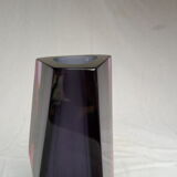 Faceted vase 80s Murano