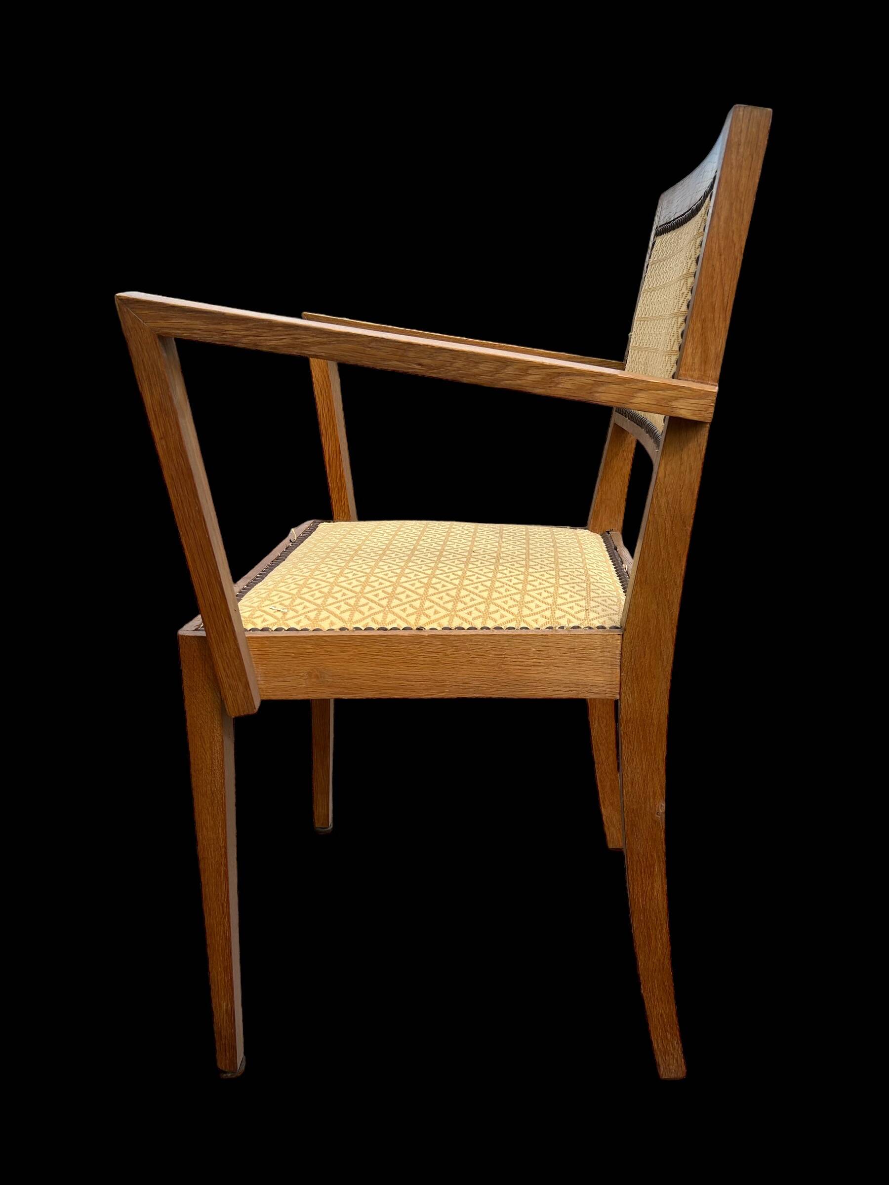 Paire de fauteuils bridge art deco