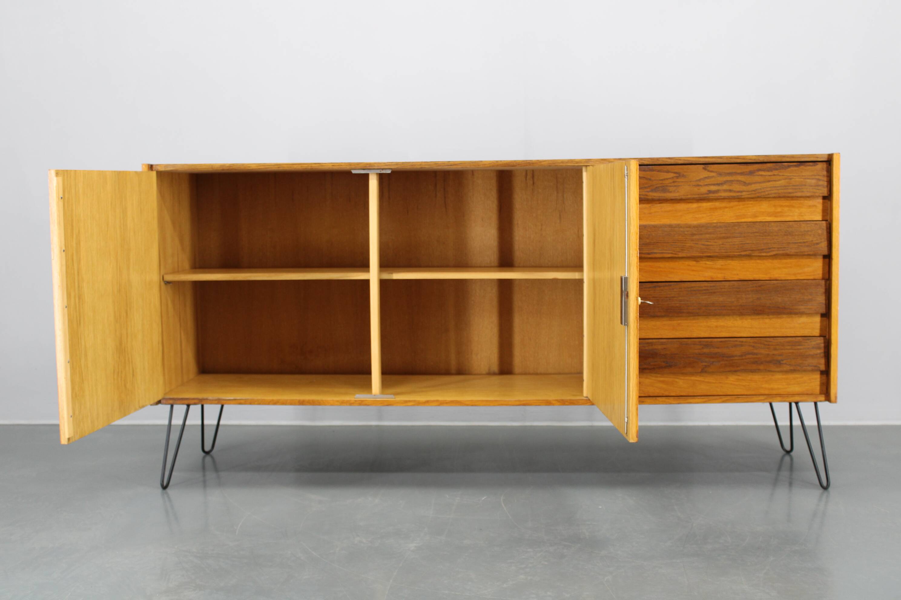 1960s Jiri Jiroutek Upcycled Sideboard ,Czechoslovakia