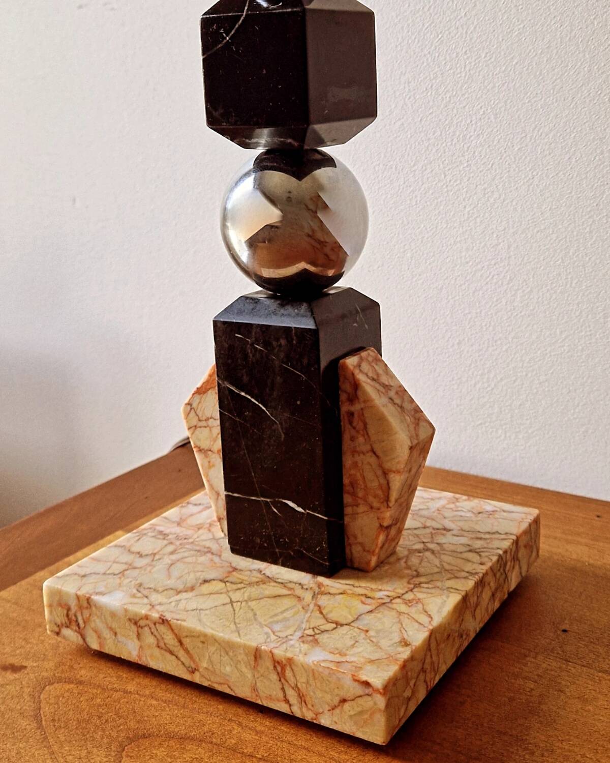 Art Deco modernist lamp base