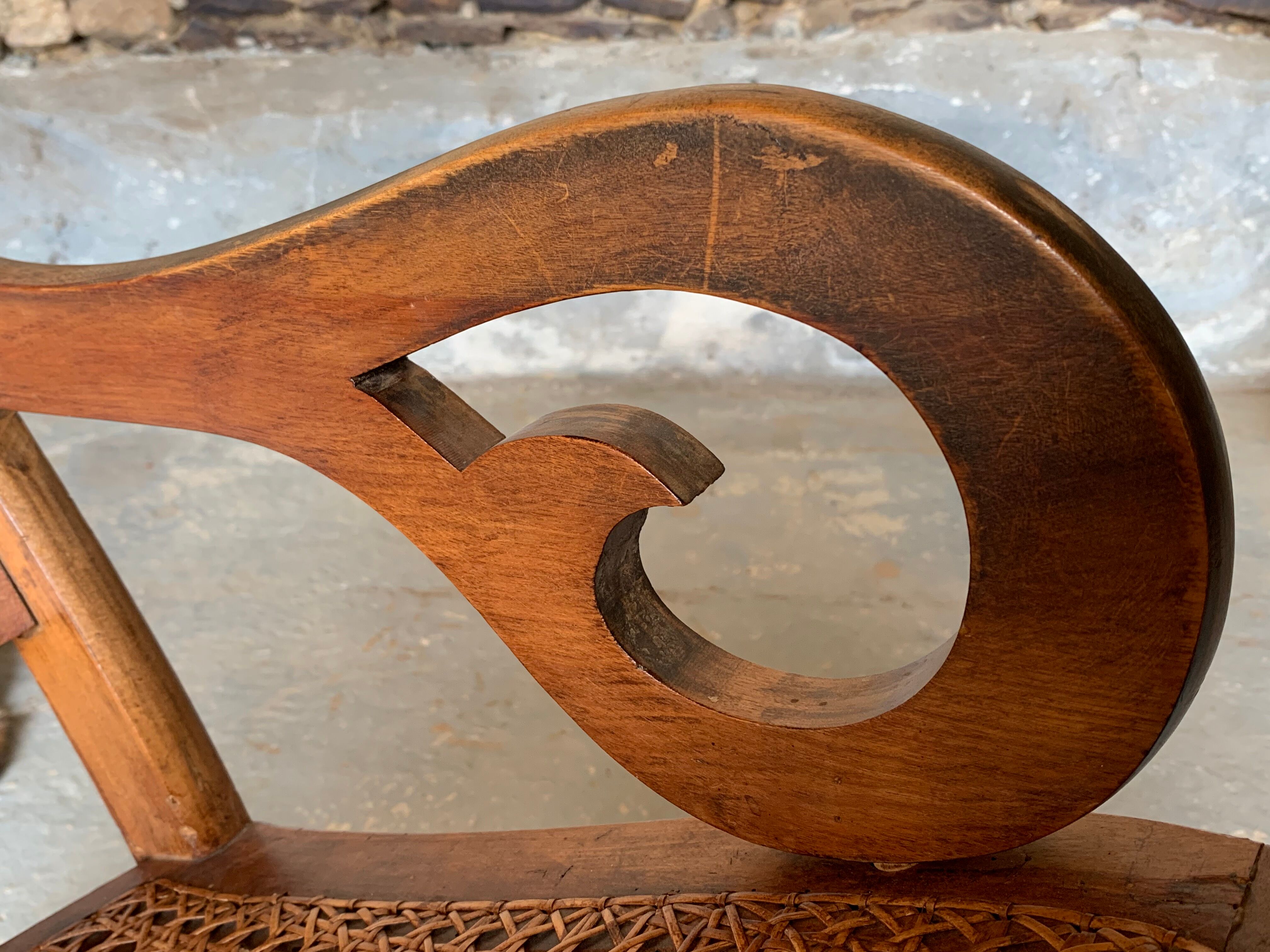 rocking-chair - wood and canning