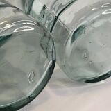Pair of glass jars